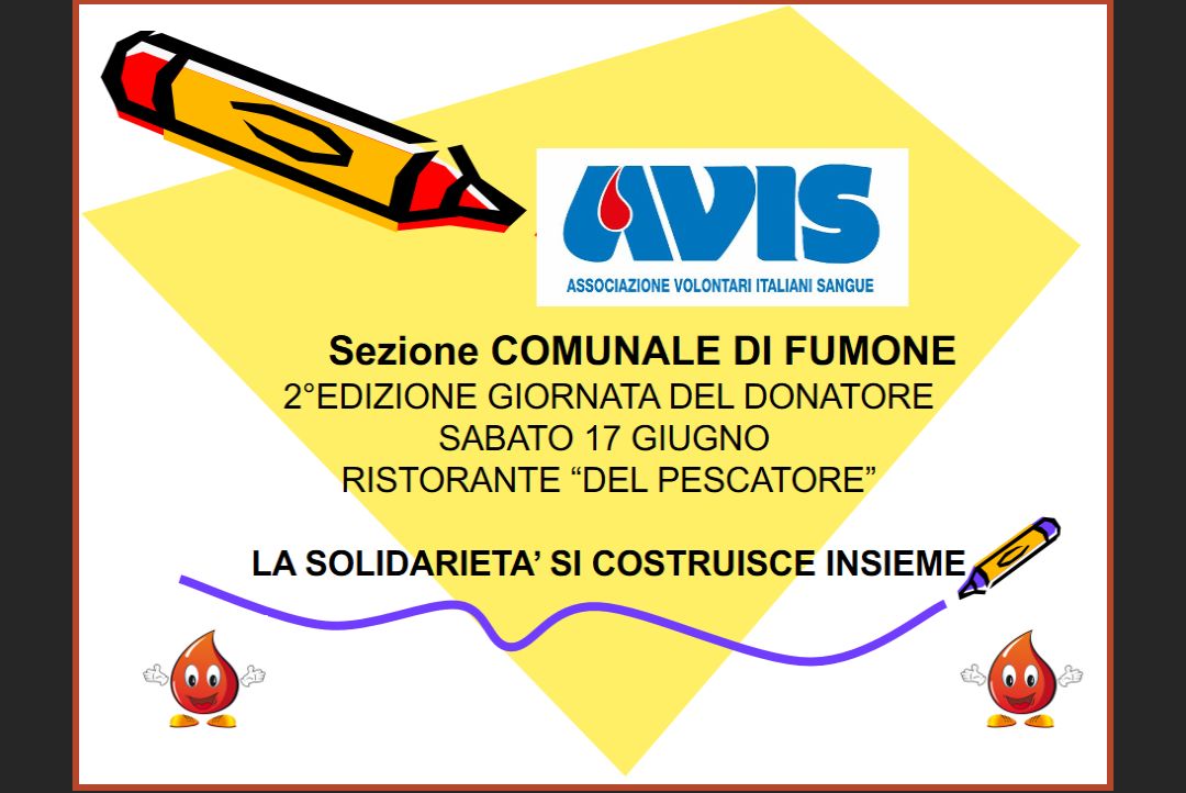 Avis Fumone: donazione di sangue