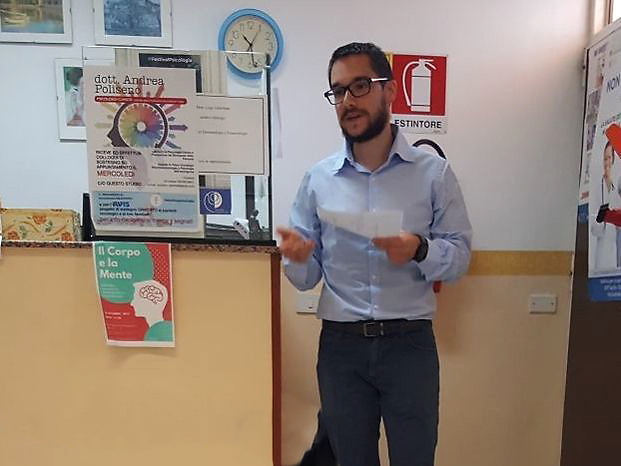 Psicologo specializzato in tumori, sicolog clinico, Andrea Poliseno
